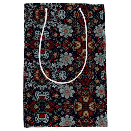 Enchanting Snowflake Symphony ミディアムペーパーバッグ (正面)