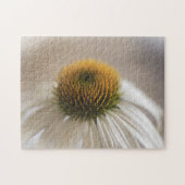 Enchanting White Swan Echinacea Puzzle ジグソーパズル (横)