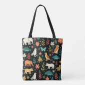 Enchanting Wildlife Wonderland  トートバッグ (裏面)