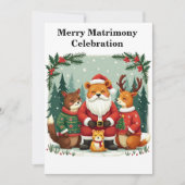 Enchanting Woodland Christmas  招待状 (正面)