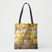 Enchanting yellow and gold Tote Bags Dreamy Bokeh トートバッグ (正面)