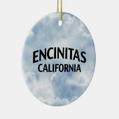 Encinitasカリフォルニア セラミックオーナメント (右)