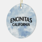 Encinitasカリフォルニア セラミックオーナメント (左)