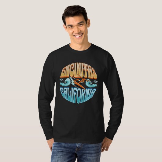 Encinitas California  5 Tシャツ (正面フル)