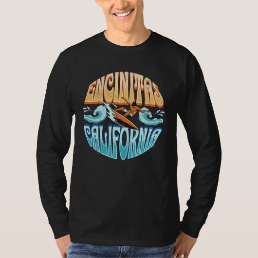 Encinitas California  5 Tシャツ (正面)