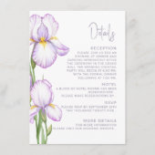 Enclosure Card Details for Wedding.  エンクロージャーカード (正面)