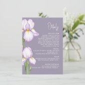 Enclosure Card Details for Wedding.  エンクロージャーカード (スタンド正面)