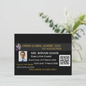 Enclosure Cards Baby Shower | Diaper Raffle | Brid エンクロージャーカード (スタンド正面)