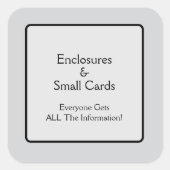 Enclosures スクエアシール (正面)