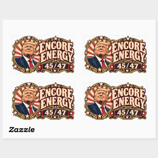 Encore Energy 45/47 長方形ステッカー 長方形シール (シート)