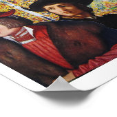 Encounter in the Woods - collage art ポスター (角)