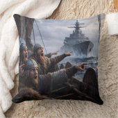 Encounter modern destroyer time war throw pillow p クッション (ブランケット)