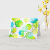 EncourageMe "大切な人" バージョン1 カード (黄色い花)