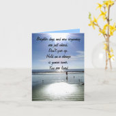 Encouragement_ カード (黄色い花)