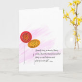 Encouragement - Floral カード (黄色い花)