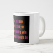 Encouragement Quote # 364 ジャンボコーヒーマグカップ (正面右)