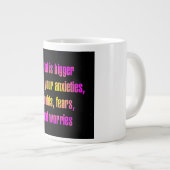 Encouragement Quote # 52 ジャンボコーヒーマグカップ (正面右)