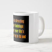 Encouragement Quote # 53 ジャンボコーヒーマグカップ (正面右)