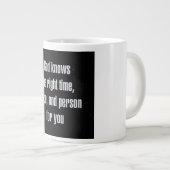 Encouragement Quote # 64 ジャンボコーヒーマグカップ (正面右)