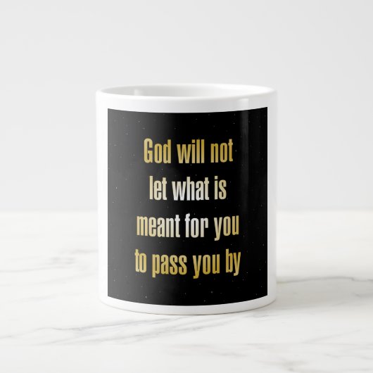 Encouragement Quote # 90 ジャンボコーヒーマグカップ (正面)