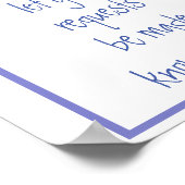 Encouragement, Scripture Cheerful Bluebird, ポスター (角)