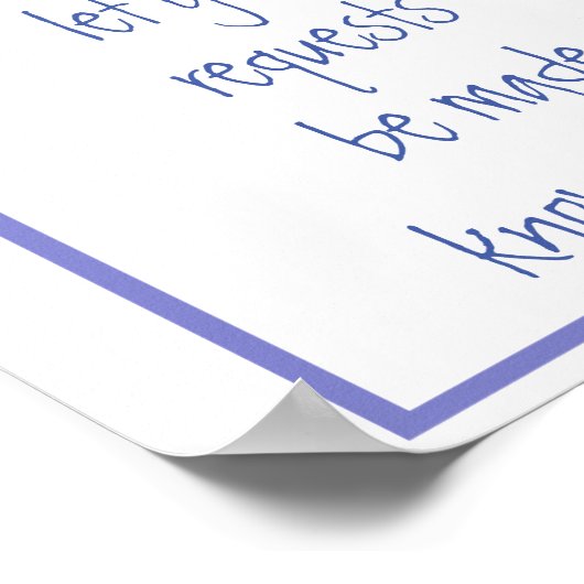 Encouragement, Scripture Cheerful Bluebird, ポスター (角)