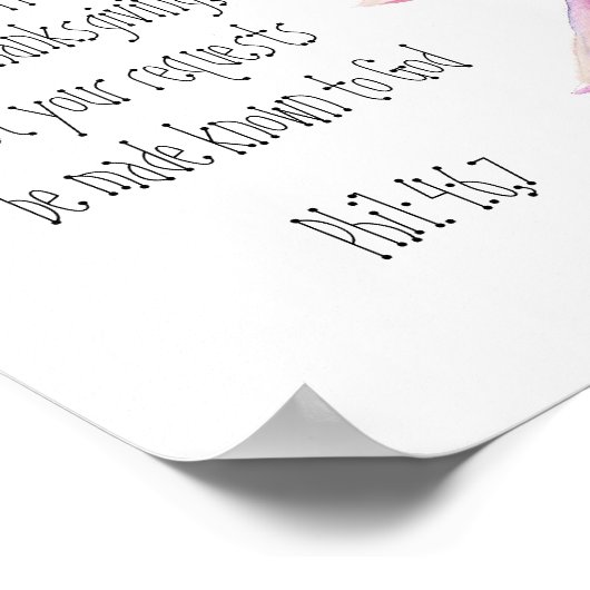 Encouragement, Scripture Cheerful Bluebird, ポスター (角)