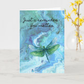 Encouragement support カード (黄色い花)