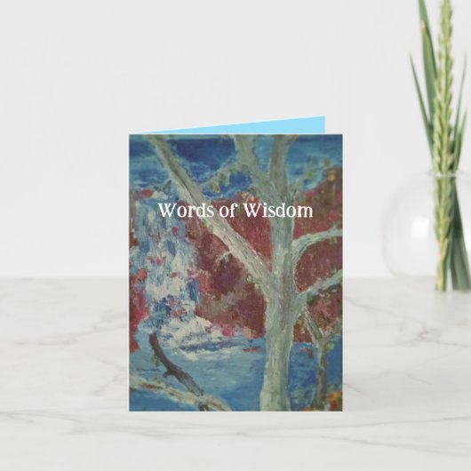 Encouragemnet Gカード：知恵の言葉 カード (正面)