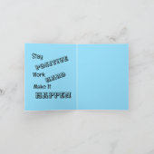 Encouragemnet Gカード：知恵の言葉 カード (内部)