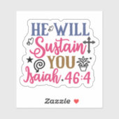 Encouraging Bible Verse Stickers シール (シート)