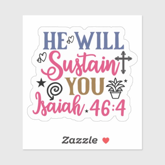 Encouraging Bible Verse Stickers シール (シート)
