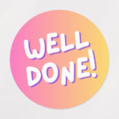 Encouraging Reward Stickers for Kids ラベル (デザイン1)