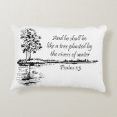 Encouraging Scripture Psalm 1:3  アクセントクッション (裏面)