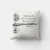 Encouraging Scripture Psalm 1:3 クッション (正面)