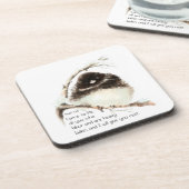 Encouring聖なる書物、 経典マタイ8:28かわいい鳥 コースター (左側)