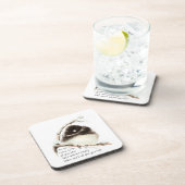 Encouring聖なる書物、 経典マタイ8:28かわいい鳥 コースター (右側)