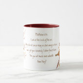 Encouring聖なる書物、 経典Matthew 6:26, Birds マグカップ (中央)