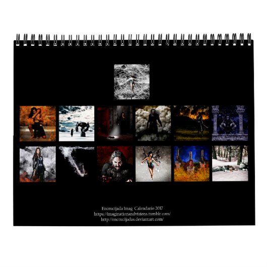 Encrucijada Imag - Calendario 2017 カレンダー (裏面)