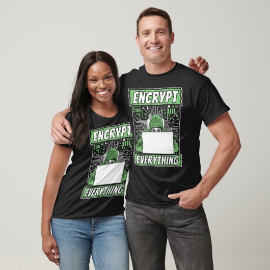 Encrypt Everything Black Hat Ethical Hacking Hacke Tシャツ (ユニセックス)