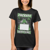Encrypt Everything Black Hat Ethical Hacking Hacke Tシャツ (正面)