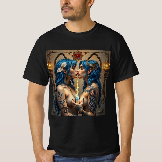 Encuentro de Almas con Llama Etérea Tシャツ (正面)