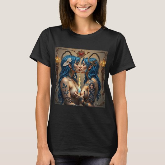 Encuentro de Almas con Llama Etérea Tシャツ (正面)