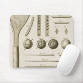 「Encycからのテニスラケットおよびビリヤードの手掛り、 マウスパッド (マウス)