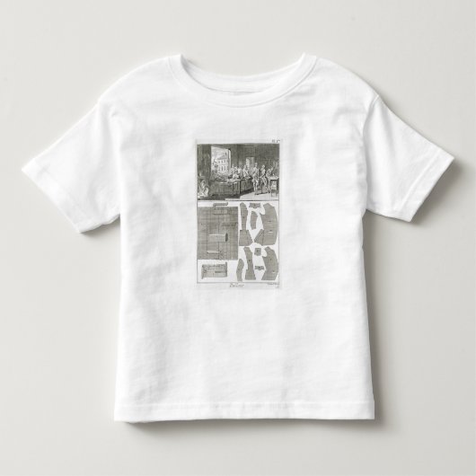 「Encyclからのテーラーの研修会そしてパターン、 トドラーTシャツ (正面)