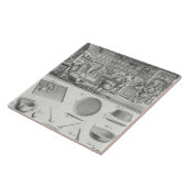 「Encycloからのパン屋の台所そして装置、 タイル (側面)