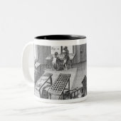 「Encyclopからの家具のinlayerの研修会、 ツートーンマグカップ (正面左)