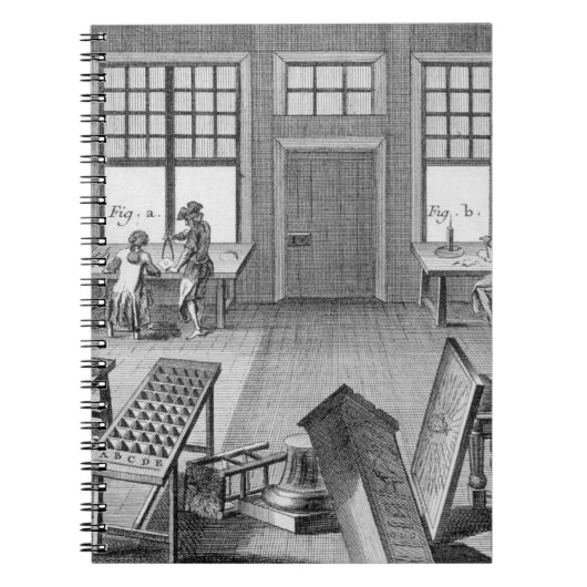 「Encyclopからの家具のinlayerの研修会、 ノートブック (正面)