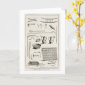 「Encyclopeからの園芸工具の類別、 カード (黄色い花)