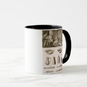 「Encyclopeからの理髪店そして理容師用具、 マグカップ (正面右)